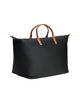 Tommy Hilfiger Popette Weekender iso musta olkalaukku kangas