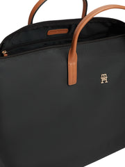 Tommy Hilfiger Popette Weekender iso olkalaukku musta kangas