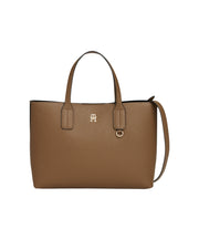 Tommy Hilfiger ruskea Icon Tote pieni kasilaukku vaaleanruskea