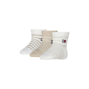 Tommy Hilfiger vauvan sukat valkoinen beige raita