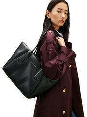 Tommy hilfiger Essential Tote iso olkalaukku musta