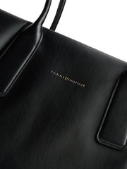 Tommy hilfiger Essential musta Tote iso olkalaukku