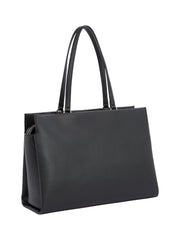 Tommy hilfiger legacy tote musta iso olkalaukku