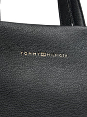 Tommy hilfiger logotape musta mini tote pieni käsilaukku