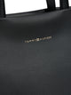 Tommy hilfiger logotape musta tote iso olkalaukku