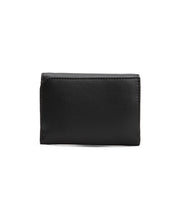 Tommy hilfiger logotape musta trifold pieni lompakko