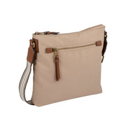 a.eriksson camel active bari kankainen beige olkalaukku