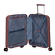 americantourister lentolaukku airconic Galactic Mauve viininpunainen punainen sisältä