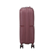 americantourister lentolaukku airconic Galactic Mauve viininpunainen punainen sivusta