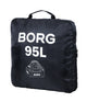 björn borg duffle musta 95L iso matkakassi reppu