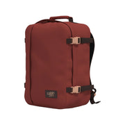 cabin zero matkareppu 36 litraa sangria red edestä