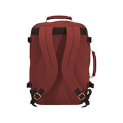 cabin zero matkareppu 36 litraa sangria red takaa