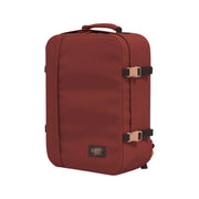 cabin zero matkareppu 44 litraa sangria red toiselta sivulta 