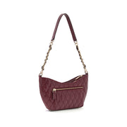 guess tamara shoulder bag merlot olkalaukku viininpunainen takaa