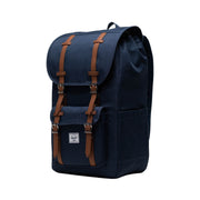 herschel little america navy reppu iso tummansininen sininen ruskea