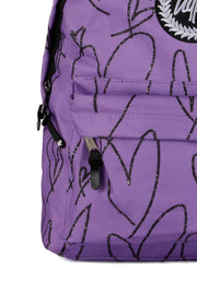 hype koulureppu purple hearts etutasku