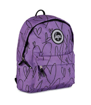 hype koulureppu purple hearts