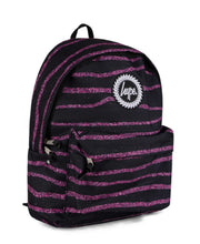hype reppu musta glitter stripe