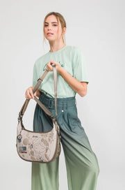 Anekke Olympia iso olkalaukku vaalea