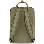 Fjällräven Kånken vihreä tietokonereppu takaa