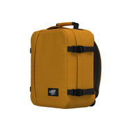 keltainen CabinZero pieni matkareppu 28l reppu orange chili