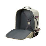 matkareppu vaalea at take2cabin matkatavaraosasto