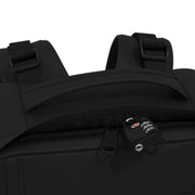 musta CabinZero military allblack matkustusreppu reppu 36l keskikokoinen
