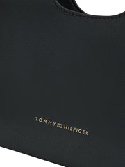 musta Tommy Hilfiger Logo Mini Tote