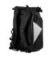 musta Zeeksack rolltop matkustusreppu reppu matkareppu 21l