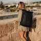 musta reppu Zeeksack rolltop 21l matkustusreppu matkareppu