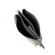 olkalaukku ruskea roka london carnaby kangas vaaleanruskea taupe