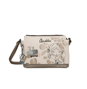 Anekke Olympia olkalaukku vaalea