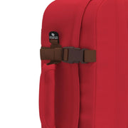 punainen CabinZero classic cabin 44l matkareppu reppu iso London Red