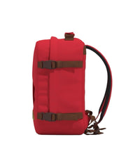punainen CabinZero reppu Tech pieni matkareppu 28l london red