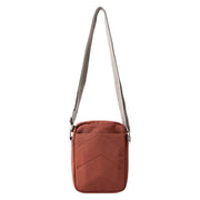 roka london bond pieni olkalaukku henna ruskea takaa