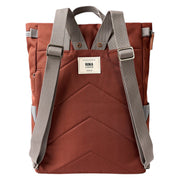 roka london iso reppu ruskea henna takaa