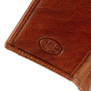 ruskea Chesterfield brand Rimili lompakko nahka konjakinruskea