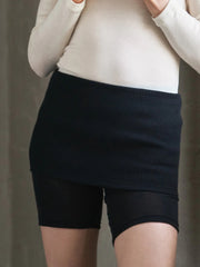 ruskovilla lantionlammitin merinovilla unisex musta