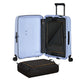 samsonite essens lentolaukku lavender sisältä