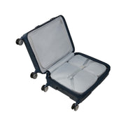 samsonite paralux laajennettava lentolaukku navy sininen sisältä