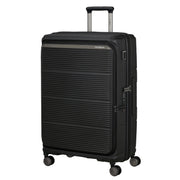 samsonite paralux iso matkalaukku musta etuviistosta