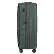 samsonite paralux iso matkalaukku vihreä sivulta