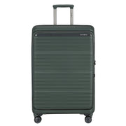 samsonite paralux iso matkalaukku vihreä edestä