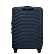 Samsonite iso tummansininen matkalaukku upscape takaa