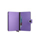 secrid yard miniwallet pieni lompakko lila violetti lilac