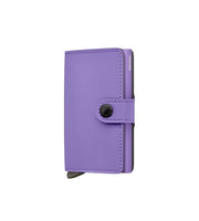secrid yard miniwallet pieni lompakko violetti lilac lila