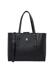 tommy hilfiger timeless tote musta