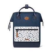 tummansininen Cabaia Port Antonio keskikokoinen reppu sininen