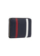 tummansininen lompakko keskikokoinen tommy hilfiger emblem