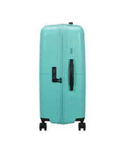 turkoosi American Tourister Dashpop aqua sky pieni matkalaukku